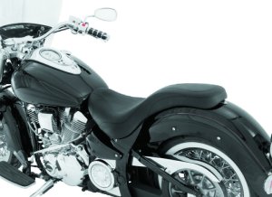 Yamaha Road Star One-Piece Motorcycle Seat - Mustang Motorcycle - DayTripper 1PC - Black - `99-`15